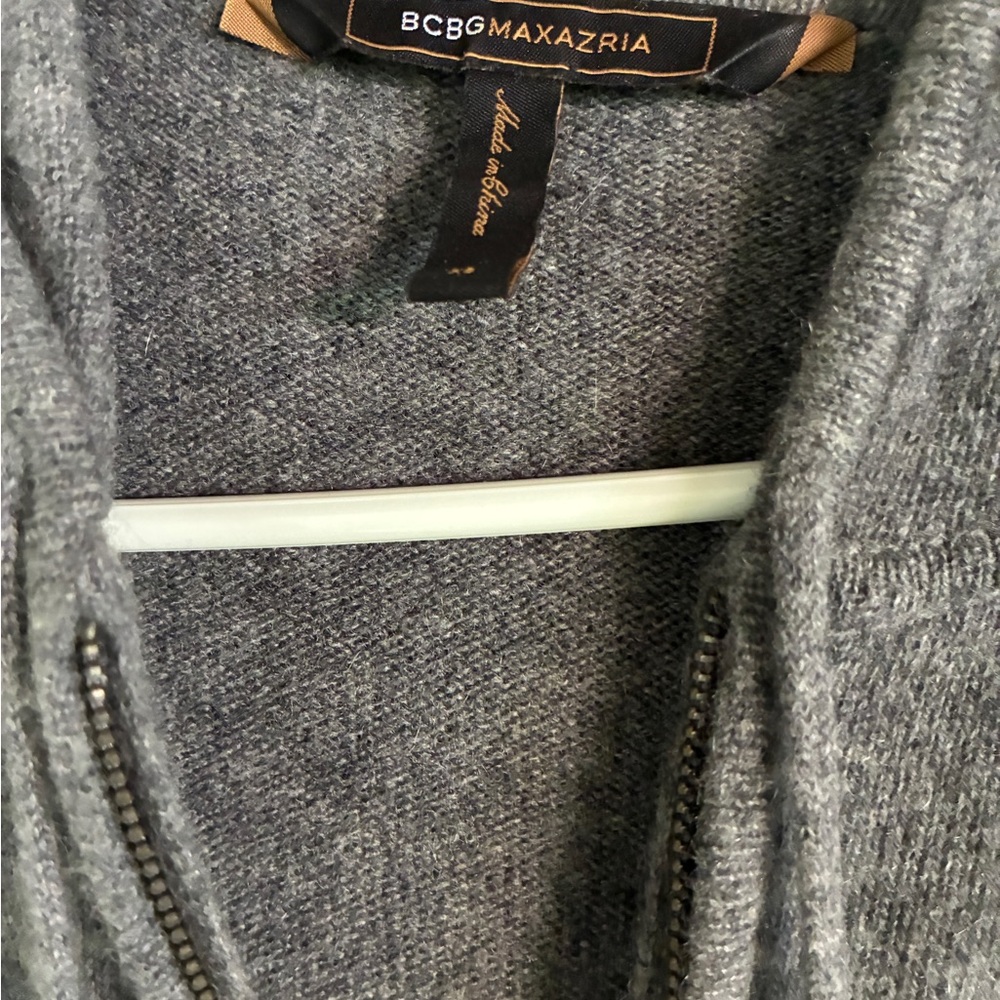 BCBGMaxAzria Cashmere Zip Hoody - Picture 3 of 7